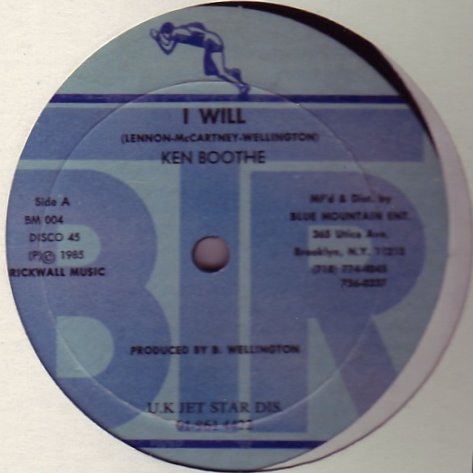 Ken Boothe / Nicodemus - I Will / Spring Valley Lake